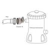 Pool Adapter B #29061 1 Pcs