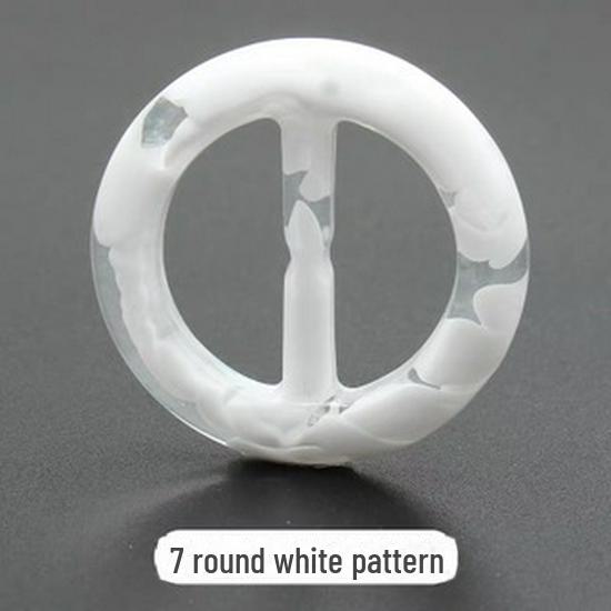 Resin Adjustable Japanese T-Shirt Knot Waist Buckle with Three-Speed Button & Scarf Clip