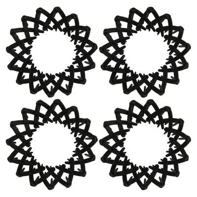 4pcs Ponytail Hair Clip Expandable Elegant Simple Strong Grip Plastic Ponytail Holder Clip for