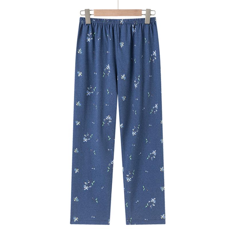 

2026 New Cotton Summer Pajamas for Middle-Aged & Elderly Women - Lightweight, Medium Sleeve XL (80-95 lbs)