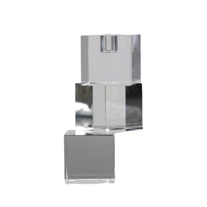 

Простой европейский стиль минималистский свет роскошный стеклянный подсвечник украшения вилла отель модель комната настольный обеденный стол украшения 100*80*185