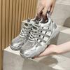 Inner height increase hollow sandals dad shoes women's spring new sports shoes casual shoes German training shoes Forrest Gump shoes
