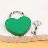 45*59*8Mm Heart Shaped Padlock With Matching Keys Romantic Metal Love Locks For Travel Wedding Gift Diary Bag Luggage Decor