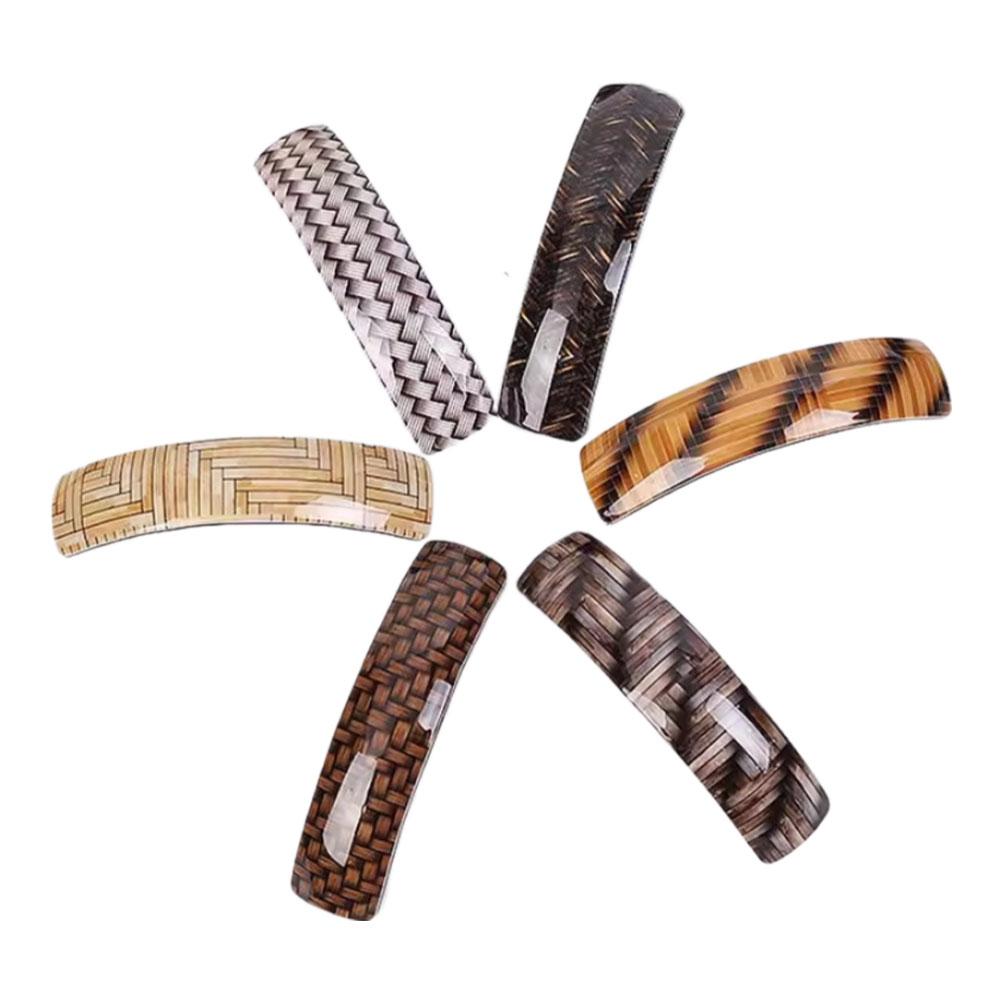 

Пружинный зажим для половинного хвостика, креативный зажим для волос, многоцелевой для женщин, шпилька Ti M3U4 A-1set