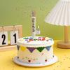 Surprise Music Singing Cake Candles with Candy Confetti Fountain for Birthday Parties