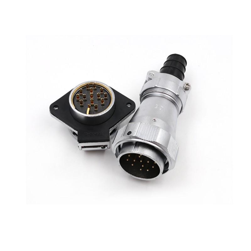 Weipu WF40TIZI Core Waterproof IP67 Aviation Plug Set (Male & Female)