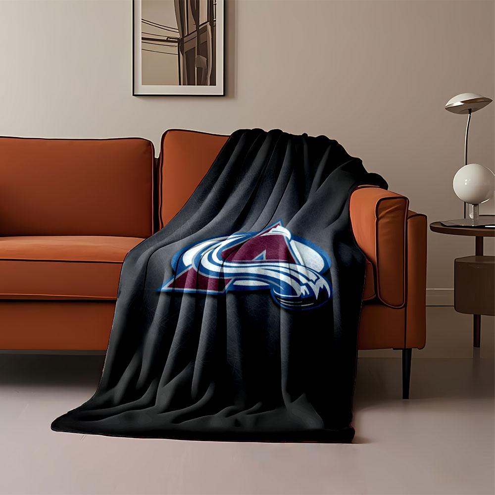 Colorado Avalanche Logo Blanket print blanket soft and cozy perfect for the living room bed sofa or a nap,gift