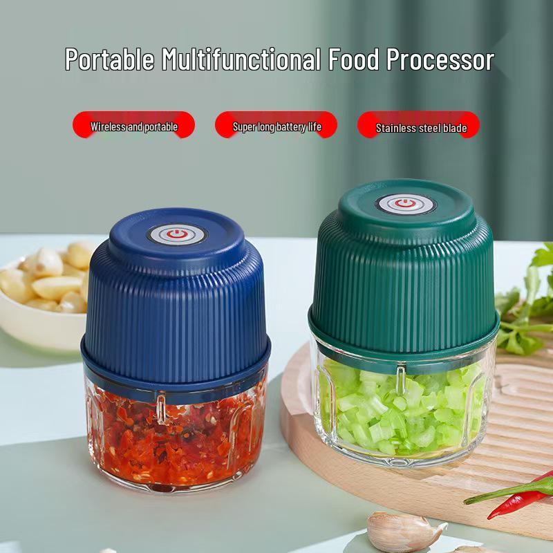 Compact Electric Garlic Chopper & Food Processor
