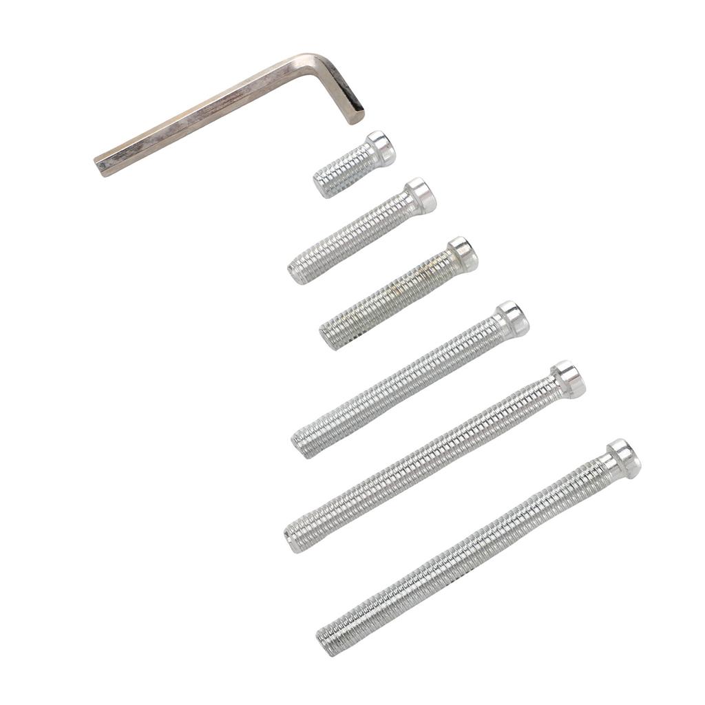 6 Stück Pool Queue Gewichtsschrauben Set 0,2 0,4 0,5 0,8 1,0 1,5 Unzen Aluminium Billardstock Gewichtsschraube