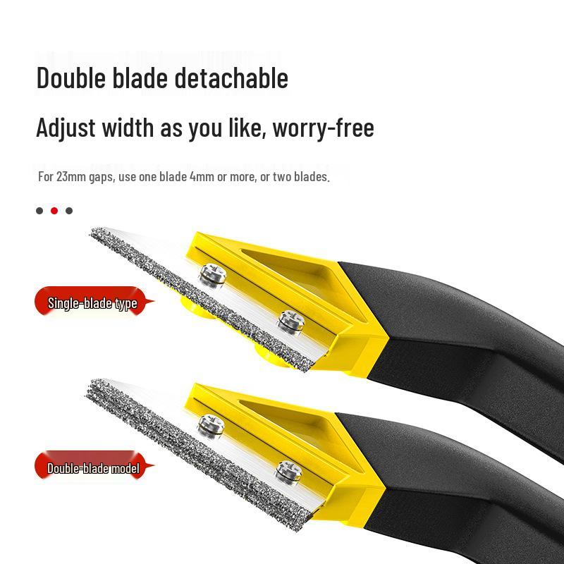 Durable Tile & Grout Cleaning Tool – Labor-Saving Seam & Caulking Knife