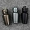 Aluminum Alloy Sealed Bottle Waterproof Capsule Pill Box Outdoor Firstaid Tool