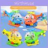 Childrens Light Up Flying Airplane Pull String Toy With Rotating Led For Education And Play