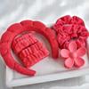 16-Piece Multi-Color Soft Headband and Hair Clip Set with Bowknot Washband and Elastic Hair Ties