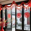 Chinese Style Horse Year Hanging Decorations Spring Festival Decoration  Garden Ceremonies