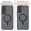 For Magsafe Matt Deksel for Oneplus Nord 5 CE5 ACE 5 Ultra ACE5 Racing Støtsikkert Trådløs Lading Magnetisk Hardt Bakdeksel