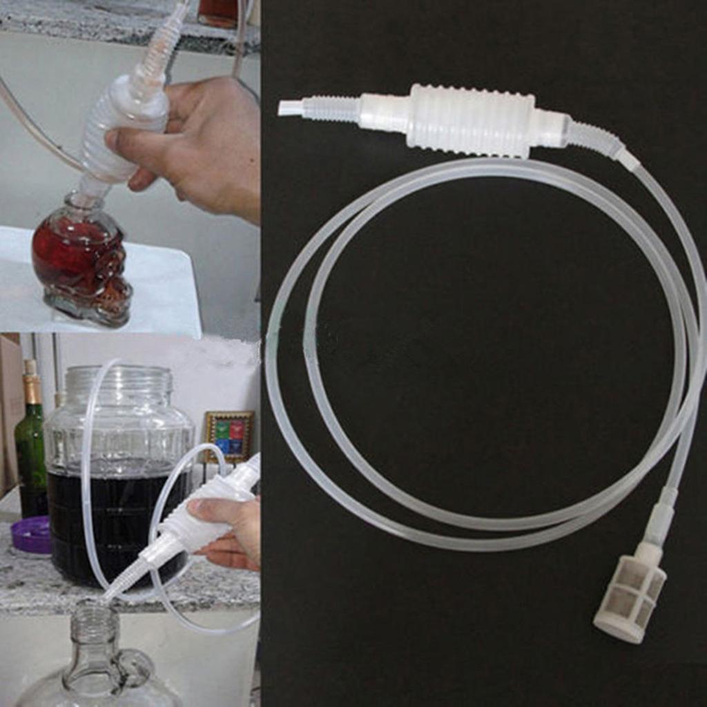 2M New Siphon Beer Hose Household Plastic Beer Wine Brewing Filter Hose Tool