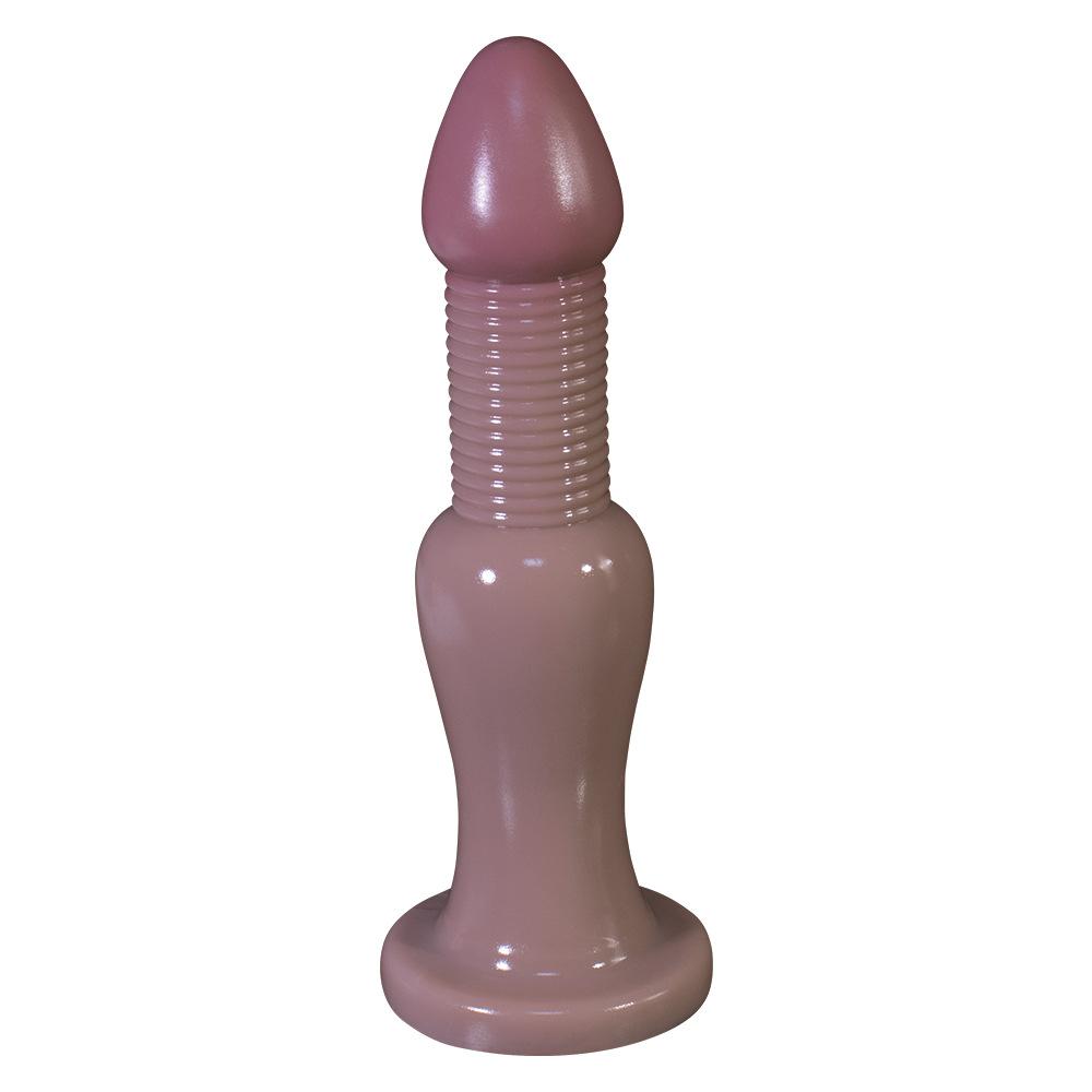 Threaded Anal Plug Realistic Electric Telescopic Vibration Dildo Female Masturbator SM Toy