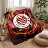 Coperta in Flanella con Stampa Calcio Fulham, Coperta Morbida Calda Leggera per Divano Letto Campeggio