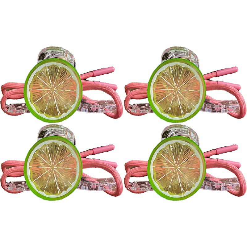 Lemon Fresh Hair Clip Female Korean Sweet Cute Fruit Bow Shark Clip Hair Accessories