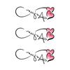 Ins Simple Love Flower Butterfly Swallow Mobius Ring Infinite Loop Wrist Tattoo Sticker