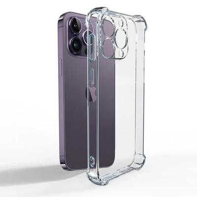Prabangus skaidrus smūgiams atsparus dėklas, skirtas iPhone 15 14 13 12 11 Pro Max telefono dangtelis iPhone 13 12 Mini X XR XS 8 14 15 Plus galinis dangtelis