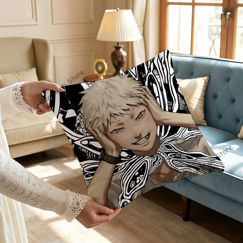 The SSummer HHikaru Died Pillow Case Plush Fabric Soft Pillowcase Double Sided Print Sofa Cushion Cover Throw