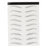 Eyebrow Tattoos Stickers 6D Nature Waterproof Temporary Tattoo Eyebrow for Eyebrow Grooming Shaping