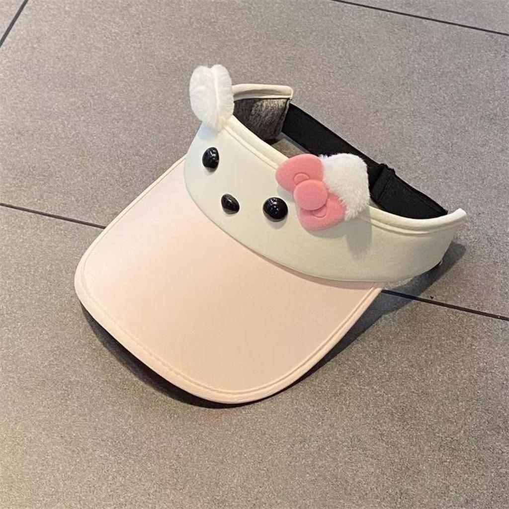 Summer Sun Hat for Women - Sweet & Cute Outdoor Bowknot Cycling Visor Cap