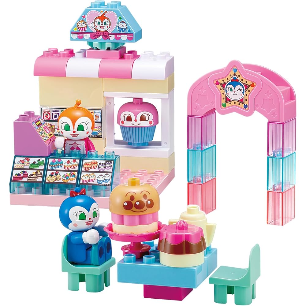 

Bandai Blocklabo Doki Doki and Koki Koki Sparkling Store Building Block Bucket Toy