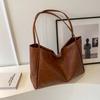 Stylish Korean Inspired Simple Women's Tote Shoulder Bag For Casual School Use