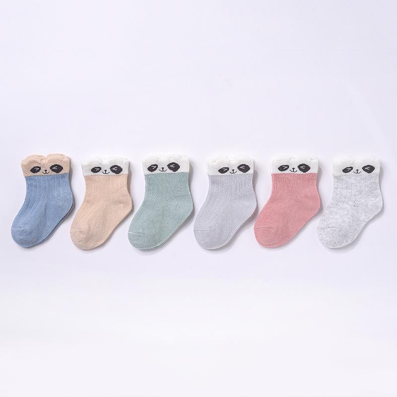 6 Pairs /lot 0 To 24M Summer Short Socks For Baby Cute Animal Newborn Infants Socks Extreme Soft Socks On Girls Boys Spring