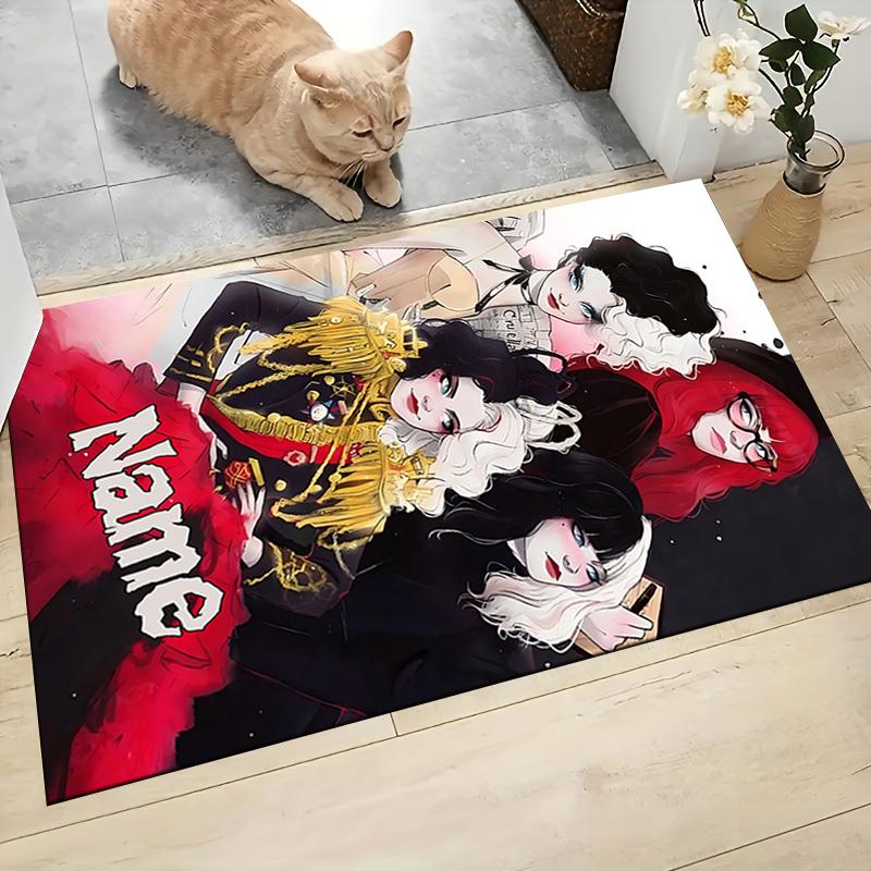 Custom Name Ghostly Urban Legends Carpet Rug Customizable Soft Washable Anti-Slip Home Living Room Sofa Mats Personalized Rug. 0909129