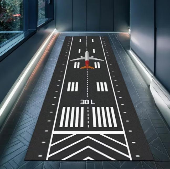 

Simple and Cute Cartoon Runway Long Carpet Mat Corridor Long Kitchen Living Room Bedroom Dining Room Balcony Flying Carpet 40X120CM