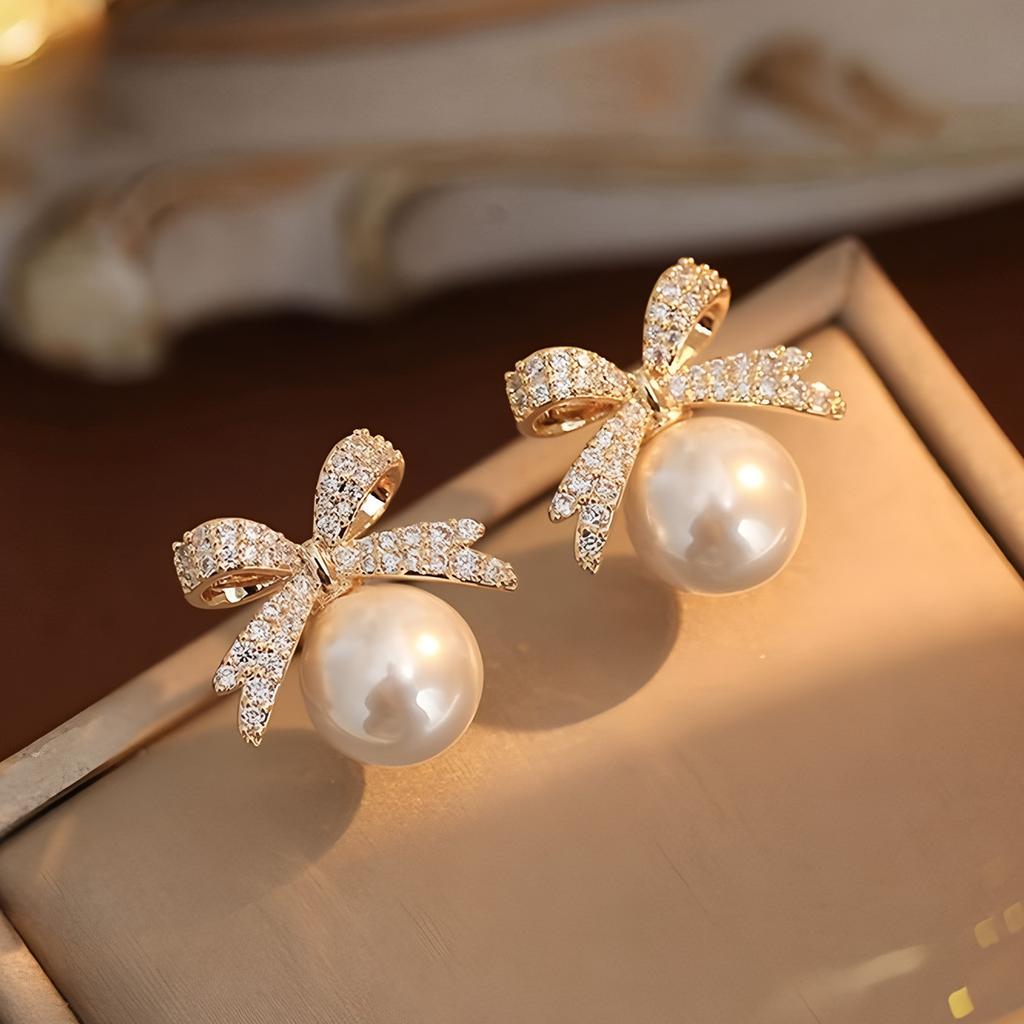 Retro Bow Earrings for Women