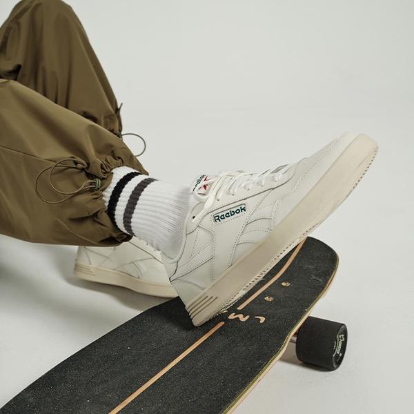 Reebok Club C 85 Vintage 'Chalk Glen Green' da Uomo 100000317