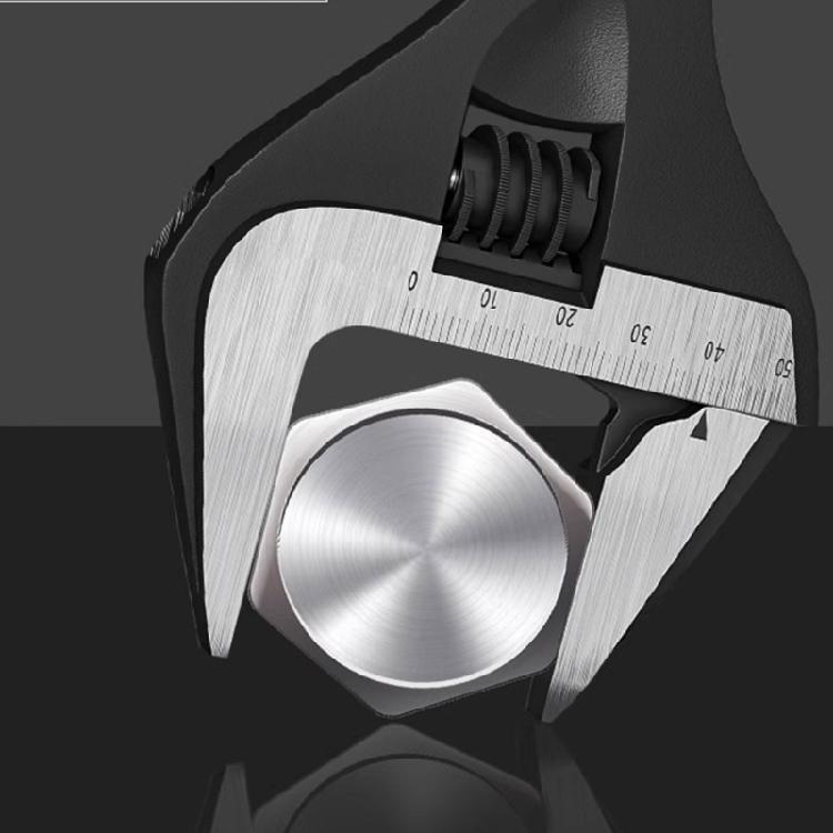 Wide Mouth Adjustable Wrench Wide Jaw, Comfortable Handle for Plumbing Projects