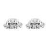 A74E-Crystal Rhinestone Button Flat Back Decoration DIY 15Mm 80 Pcs Clear