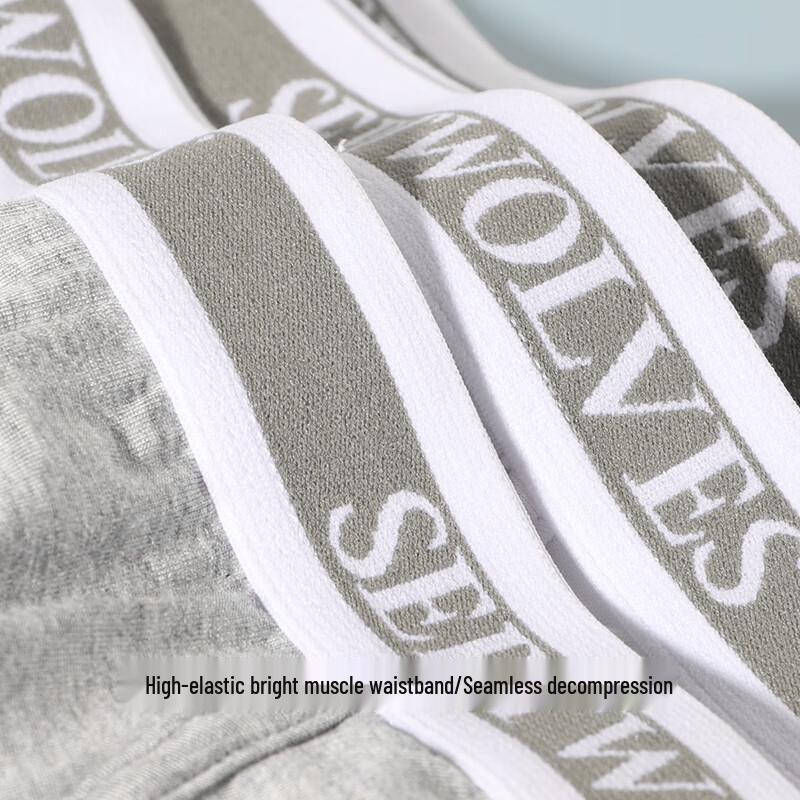 Qipilang Men's Ice Silk Breathable Seamless Mid-Waist Briefs