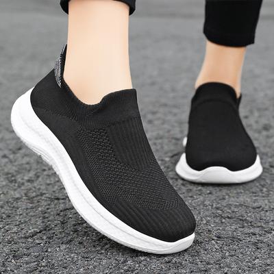 Shoes Women's Shoes Versatile Soft Sole Is Not Tired, One Foot Pedal Casual Single Shoes Versatile New Trend Soft Sole Flying Woven Women's Shoes