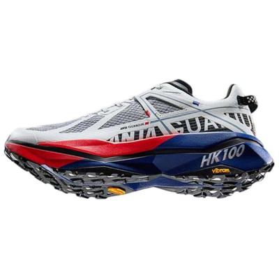 Zapatillas Profesionales para Trail Running de Mujer HK100 Blanco Crudo Rojo Azul 122426616A-2