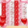 1-10PCS Valentines Rain Curtain Wedding Party Gathering Decor Decoration Valentines Ornament Glowing Rain String Curtain