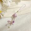 Jellyfish Mobile Phone Lanyard Aesthetic Tassel Phone Charm Keycord Stylish Girly Key Holder Pendant Mobile Phone Straps
