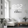 Projection Clock LED Luminous Word Numbers Clocks Electronic Projection Wall Digital Watch Bedroom Desktop Small Night Light