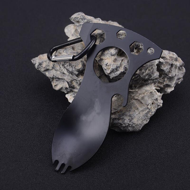 Jun Kaiwei Outdoor Multi-Tool Spoon Fork Bottle Opener Wrench