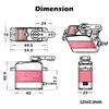 Servo DS3218 PRO Impermeabil 20KG 180 270 Grade Servo de Mare Viteză Angrenaj Metalic Servo Digital Servo RC pentru Mașini RC Scară 1/8 1/10