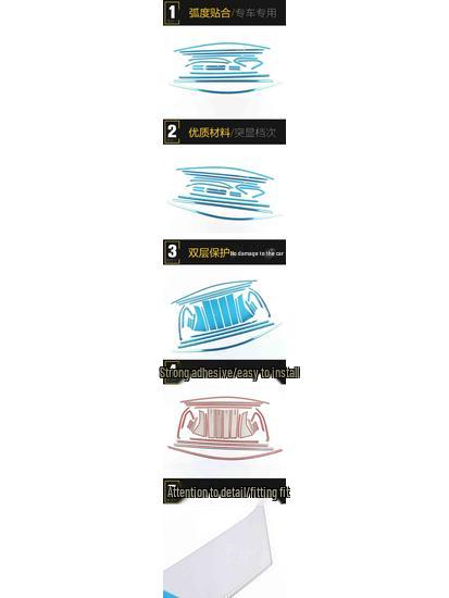 BAIC X25 Window & Body Glass Anti-Scratch Rubbing Strip