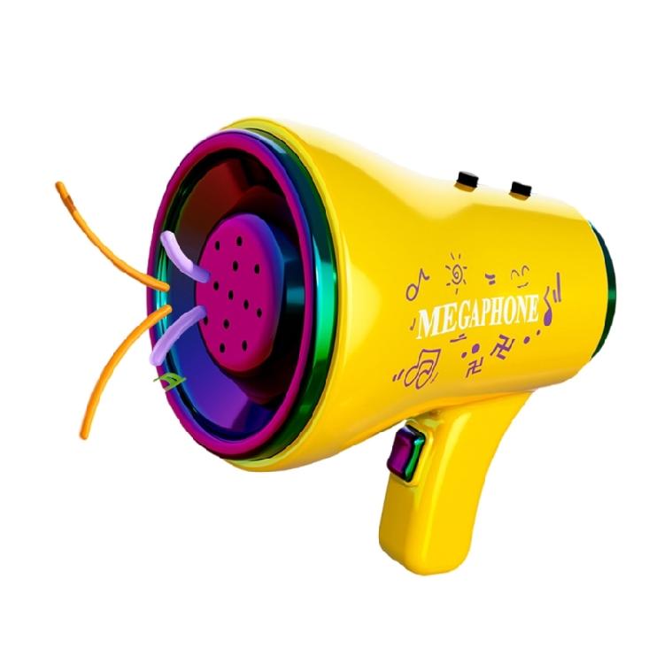 Kleiner Stimmveränderer Megafon Lautsprecher mit Aufnahmemikrofon Musikalische Trompete Spielzeug Megafon Schlüsselanhänger Zubehör