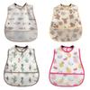 2023New Cartoon Pattern EVA Waterproof Pocket Lunch Feeding Bibs Adjustable Baby Bibs Cute Children Baby Apron Kids Burp Cloths