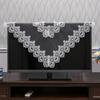 Tablecloth Square Table Cloth Yarn Embroidery Lace Table Cloths For Computer Table Cover Lcd Tv Towels Table Juppe Dust Cover