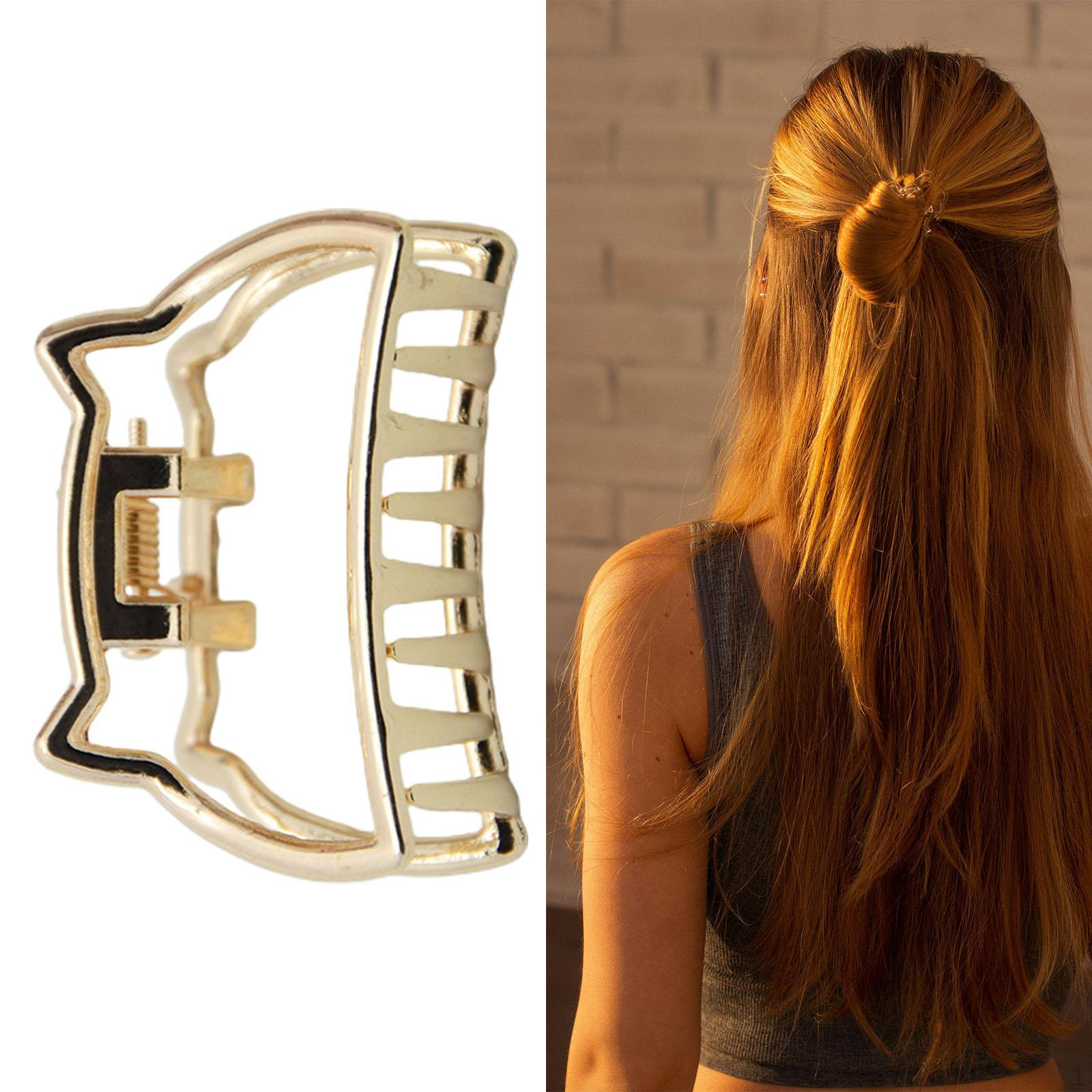 

Аксесуари для кожного типу волосся - Модні затискачі 2.4cmx4.2cm